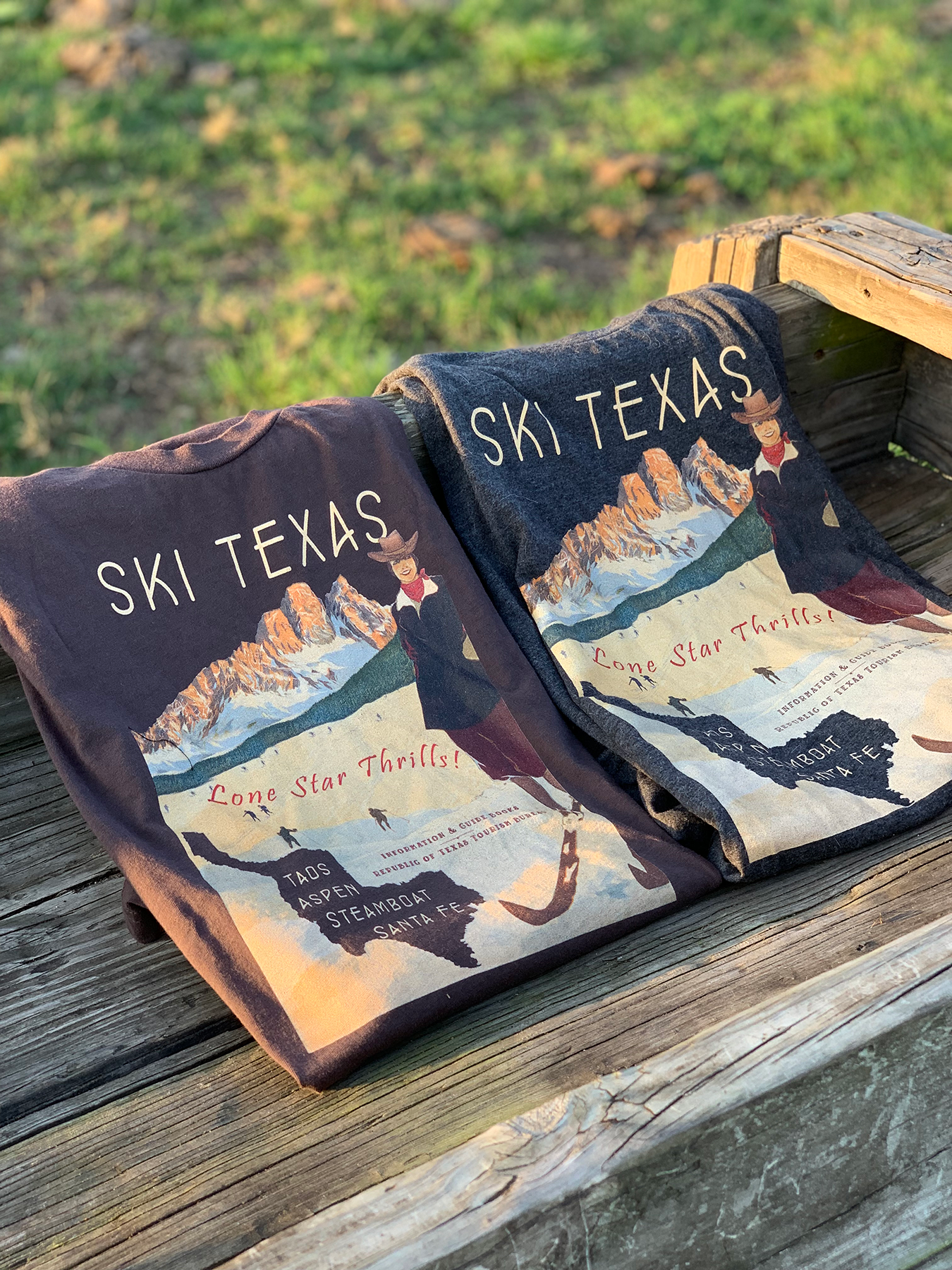 Ski Texas! Republic of Texas Tourism shirt